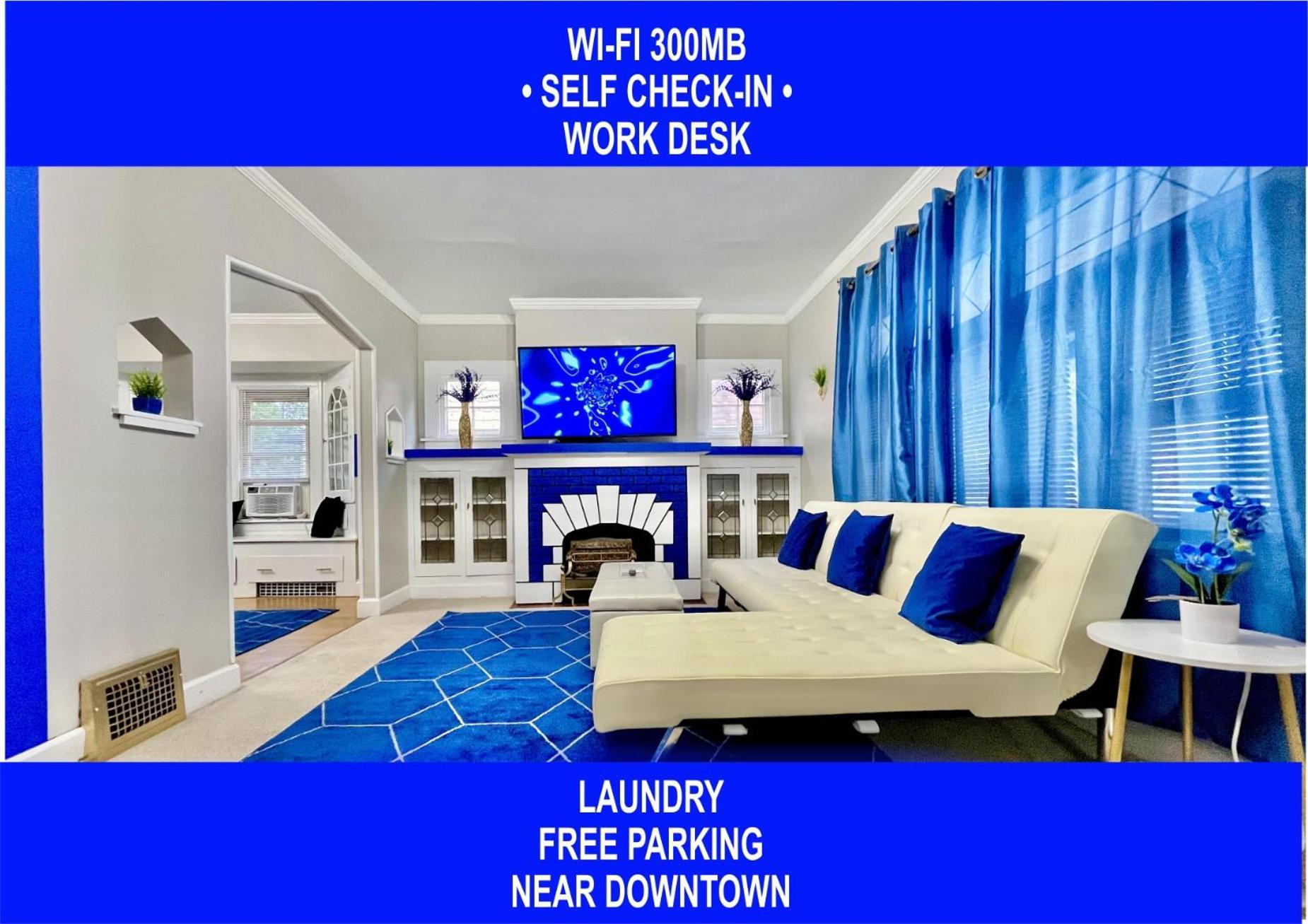 The Sapphire Haven - Your Old Brooklyn Oasis Awaits Families, Couples, Business Travelers Near Downtown With Parking, 300 Mb Wifi & Self Check-In Cleveland Exterior photo